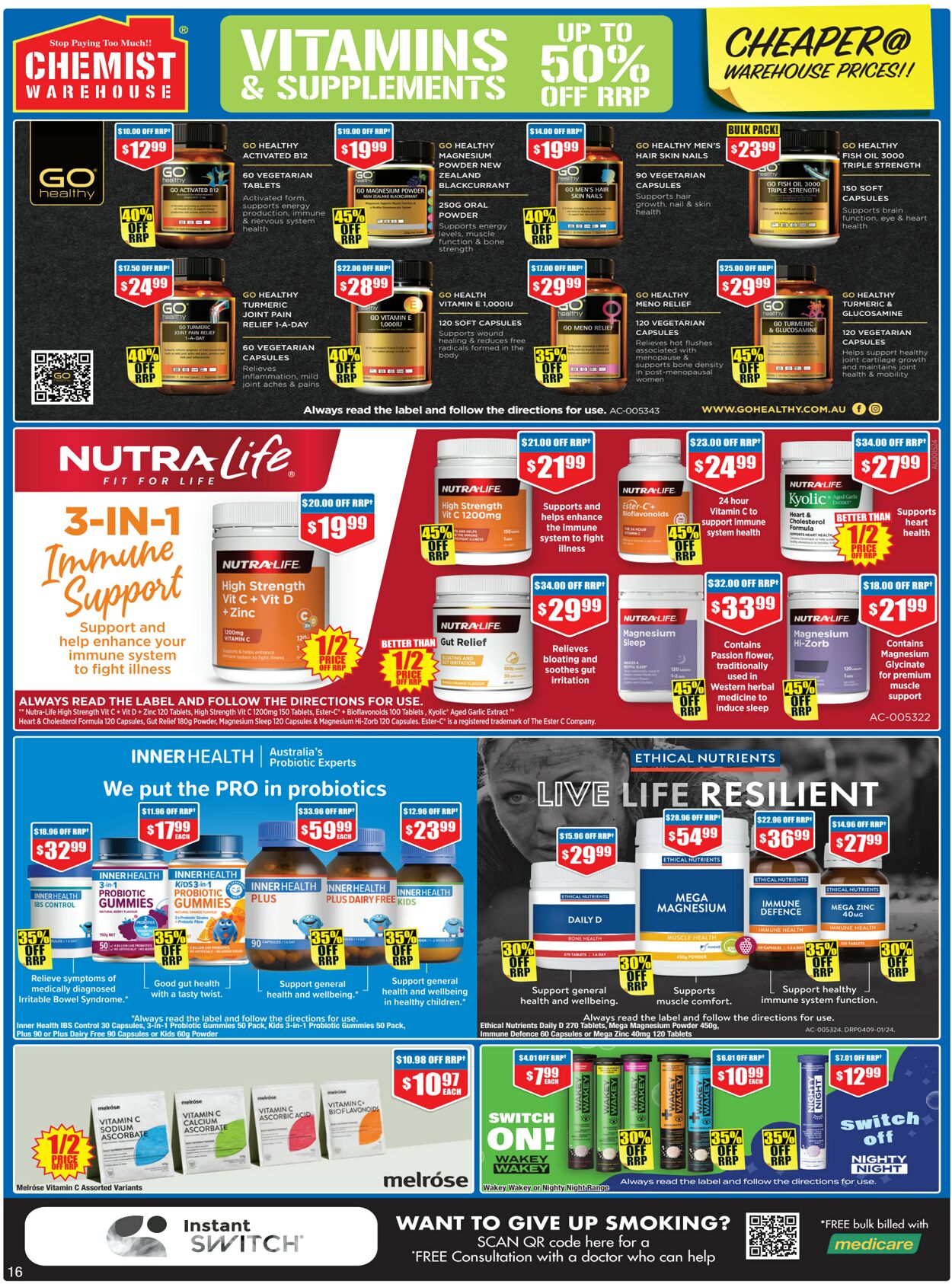 Catalogue Chemist Warehouse 24.04.2024 - 08.05.2024