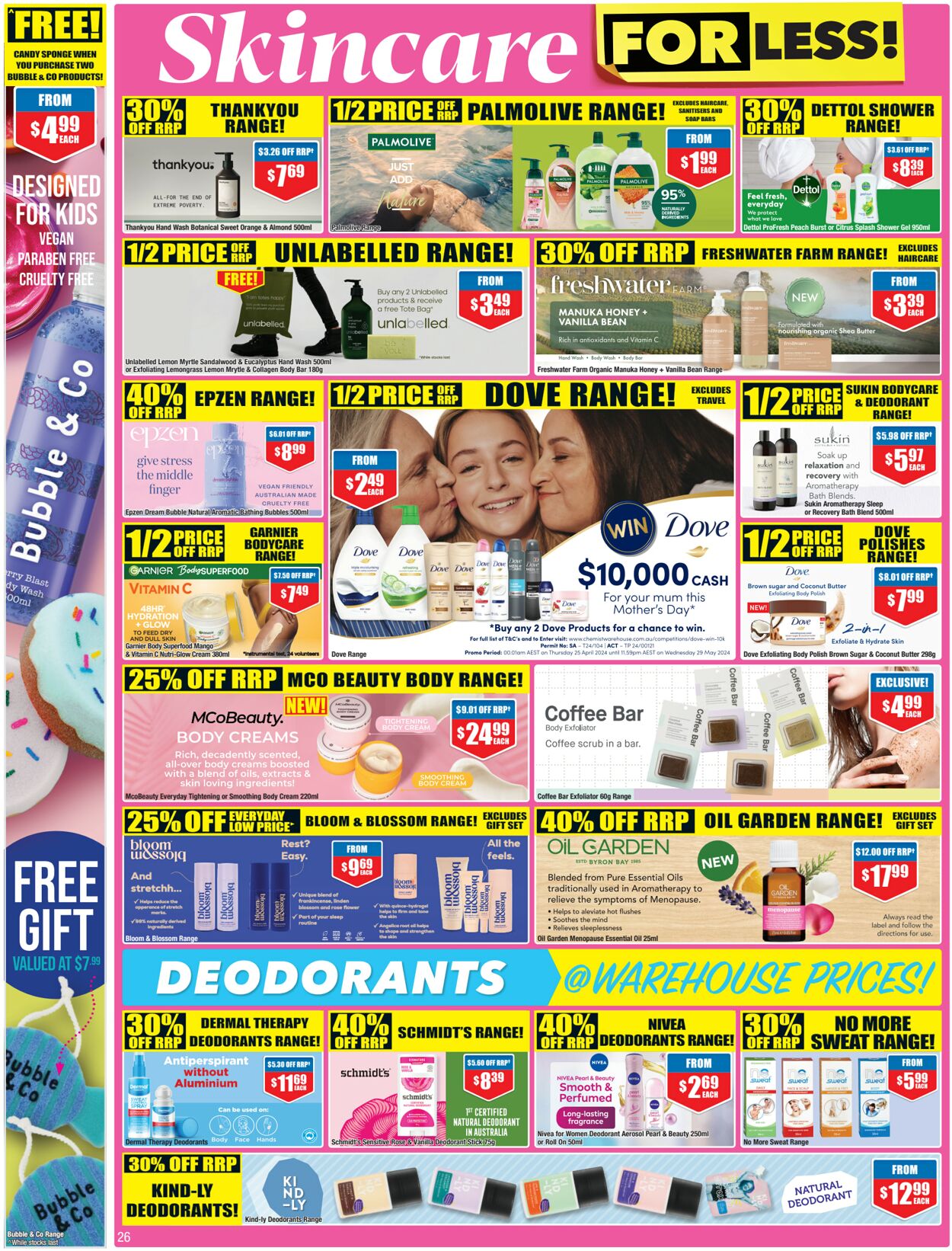 Catalogue Chemist Warehouse 24.04.2024 - 08.05.2024