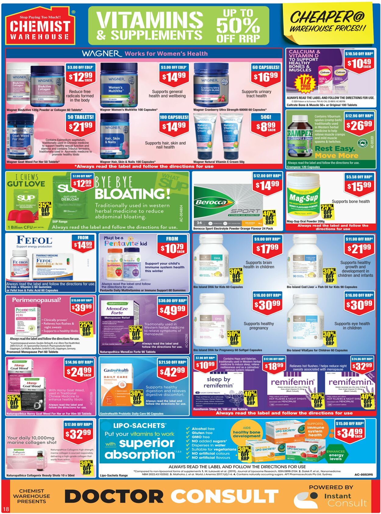 Catalogue Chemist Warehouse 24.04.2024 - 08.05.2024