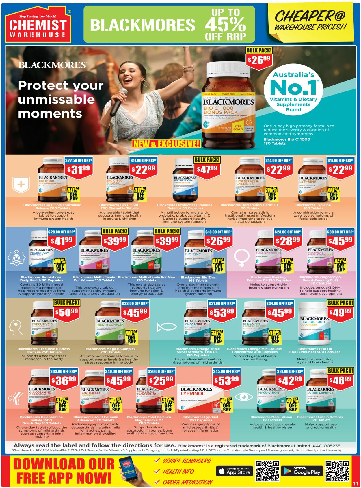 Catalogue Chemist Warehouse 24.04.2024 - 08.05.2024