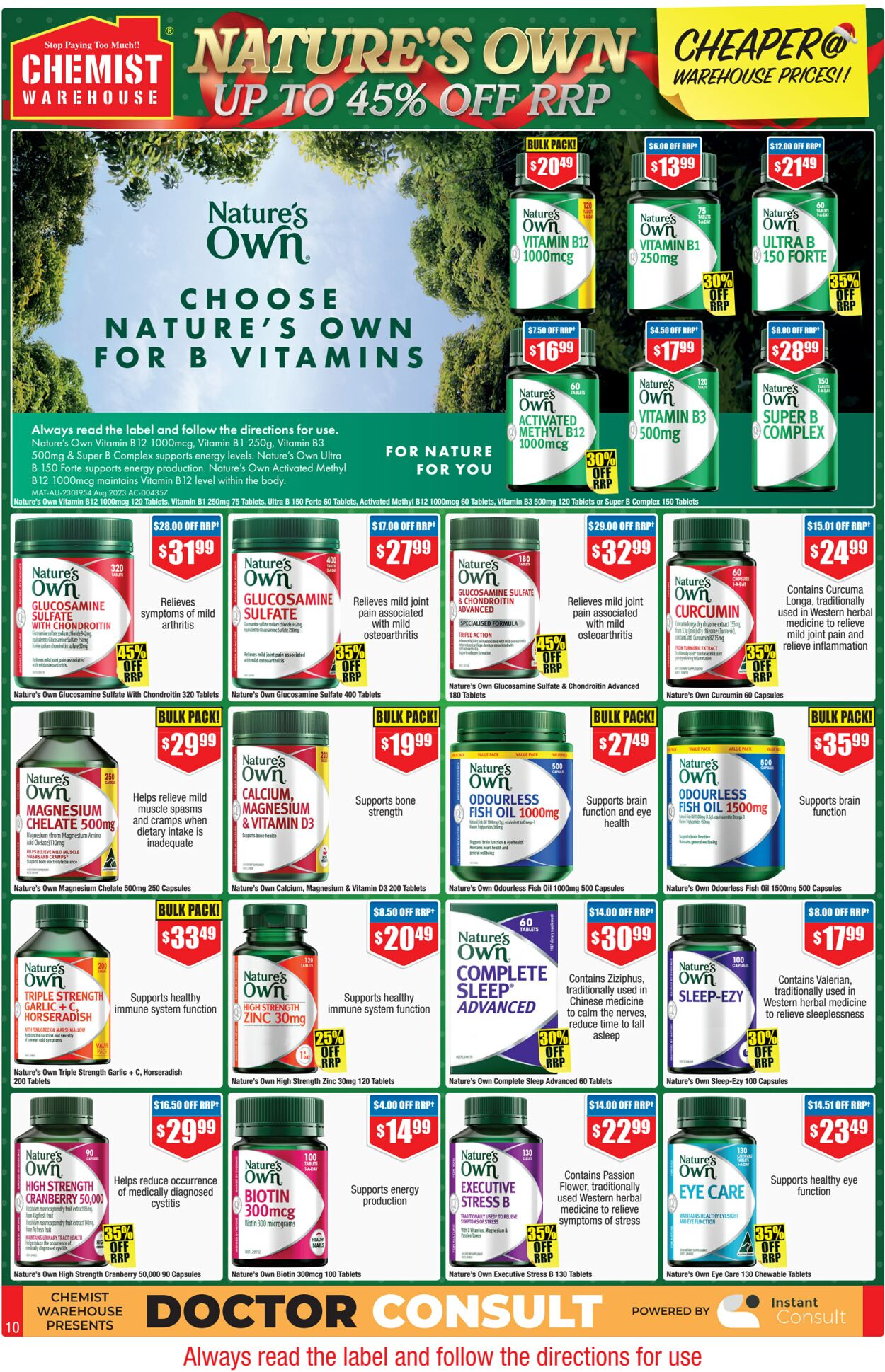 Catalogue Chemist Warehouse 26.11.2023 - 10.12.2023