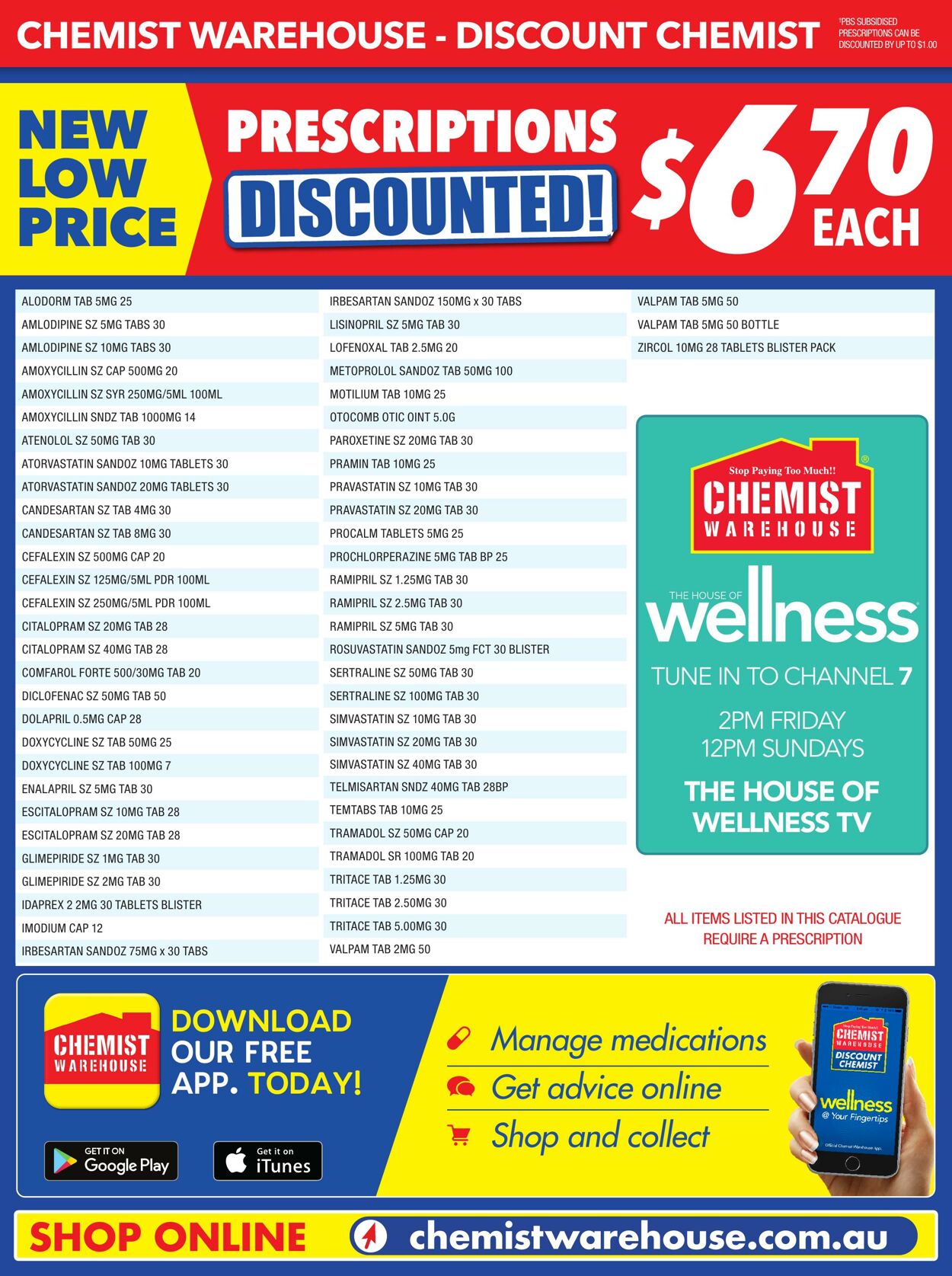 Catalogue Chemist Warehouse 24.07.2024 - 24.08.2024