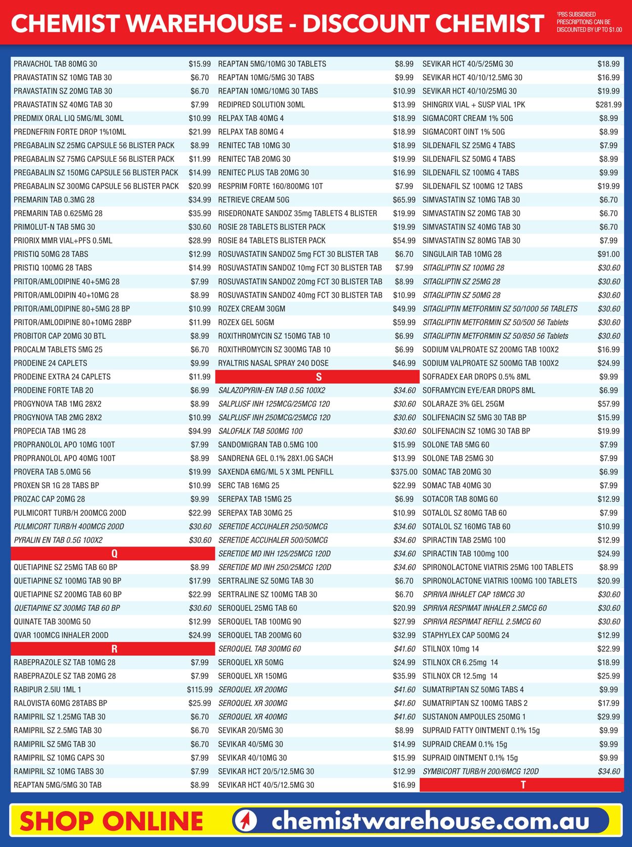 Catalogue Chemist Warehouse 24.07.2024 - 24.08.2024