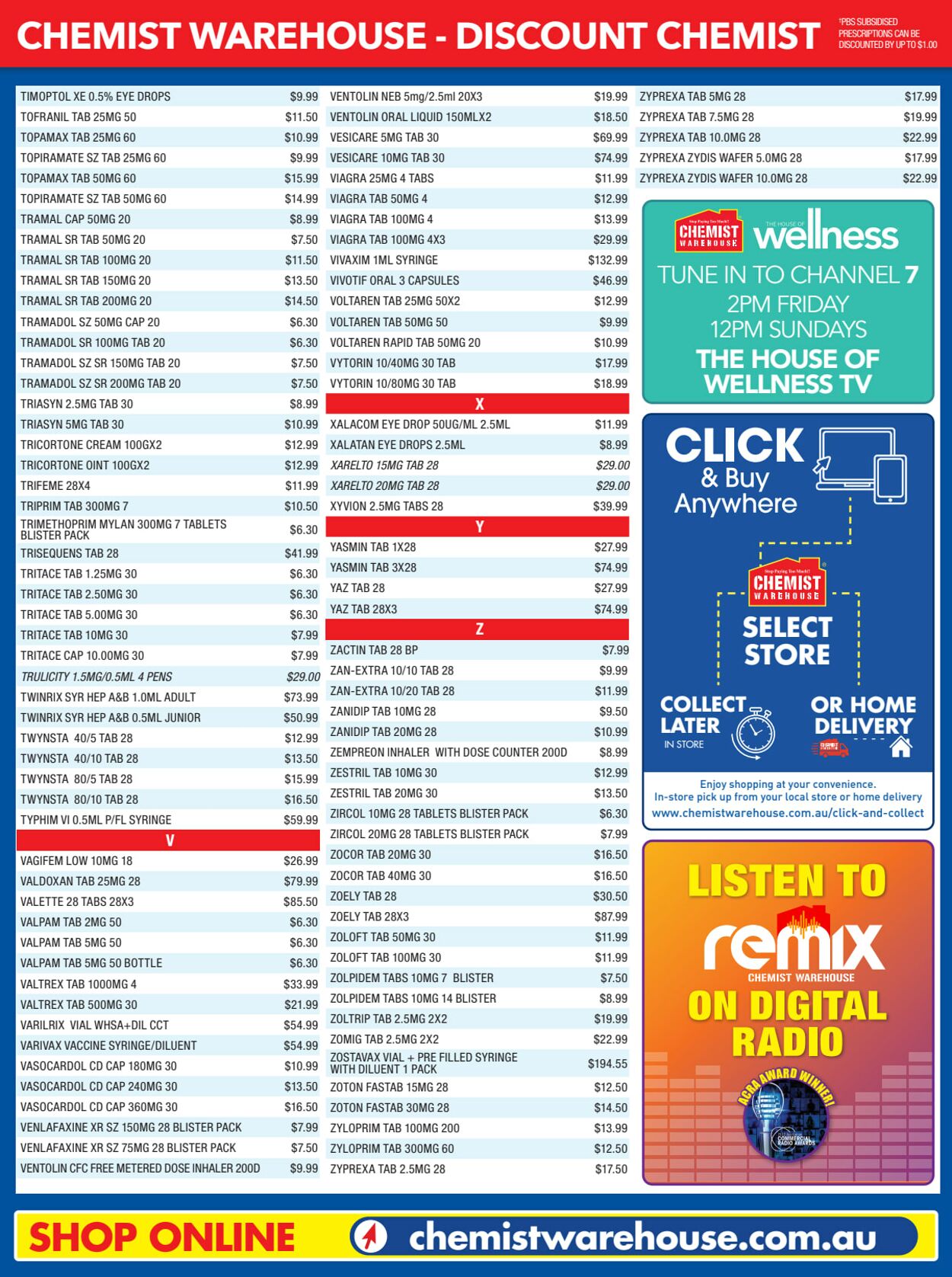 Catalogue Chemist Warehouse 04.04.2023 - 18.04.2023