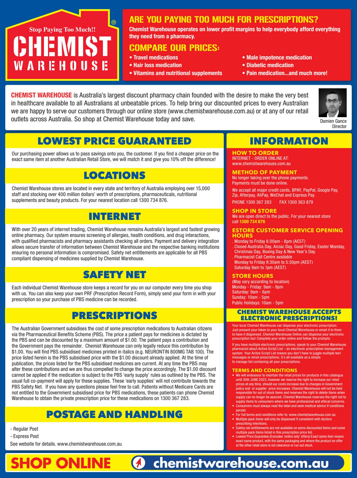 Catalogue Chemist Warehouse 04.04.2023 - 18.04.2023