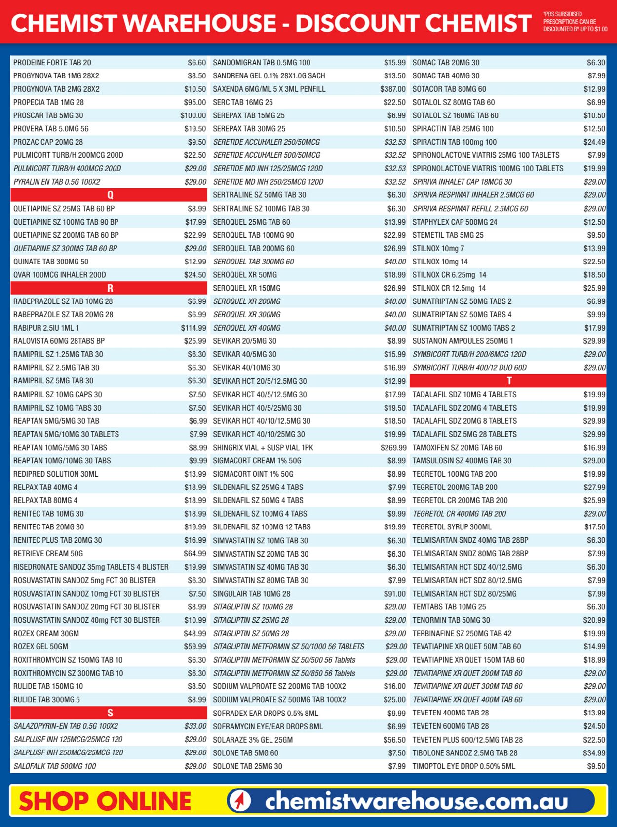 Catalogue Chemist Warehouse 04.04.2023 - 18.04.2023