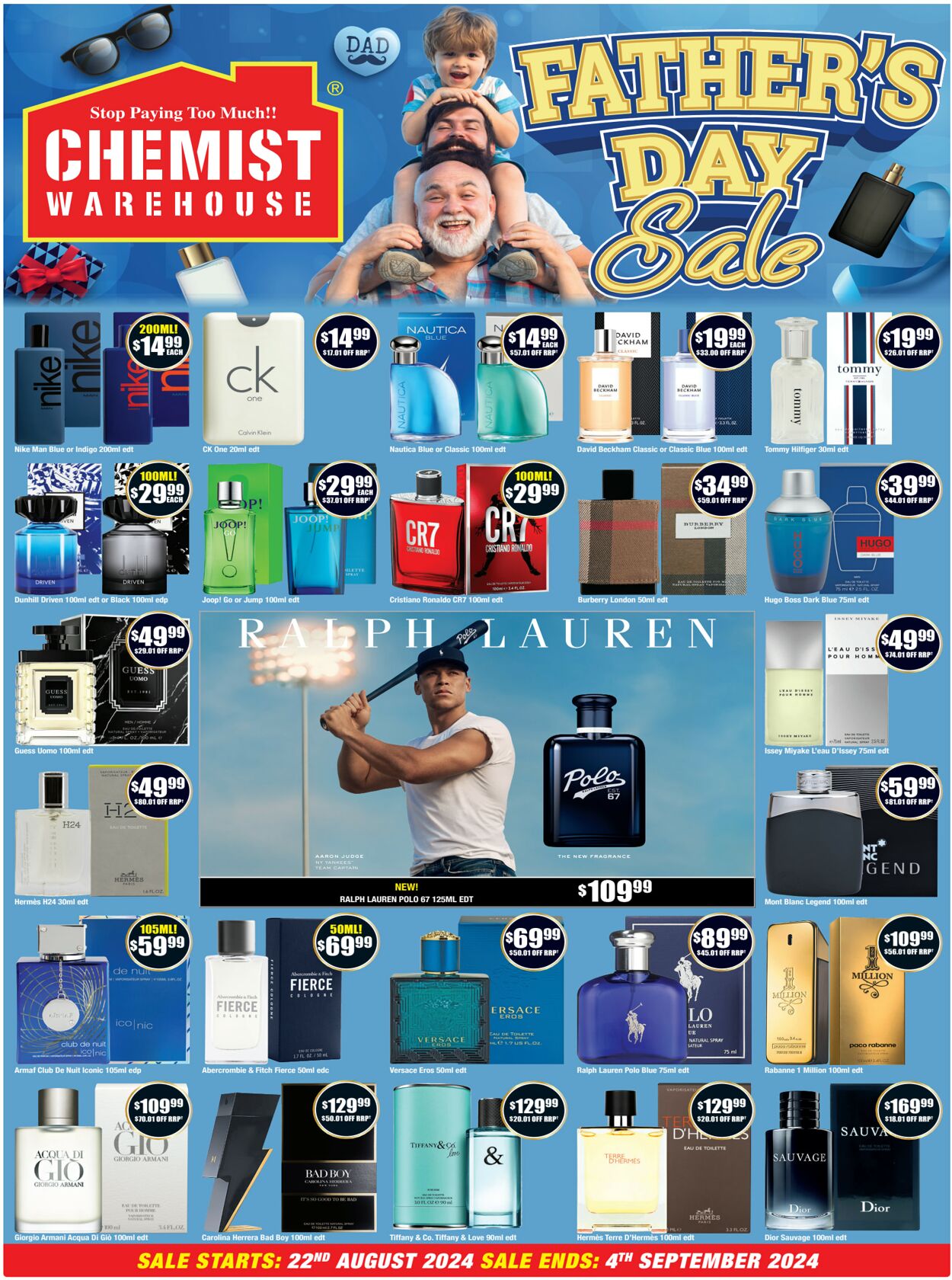 Catalogue Chemist Warehouse 21.08.2024 - 04.09.2024