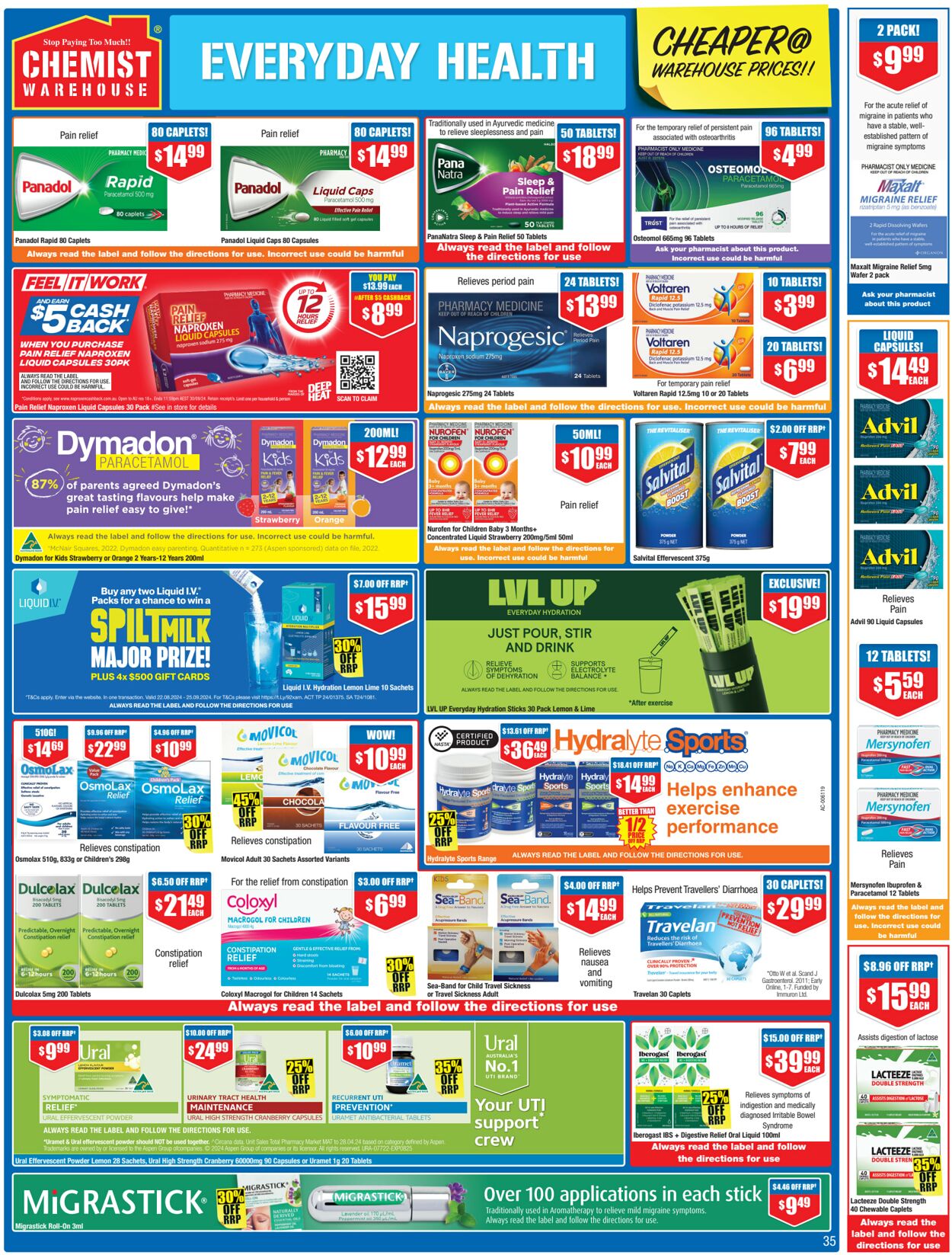 Catalogue Chemist Warehouse 21.08.2024 - 04.09.2024