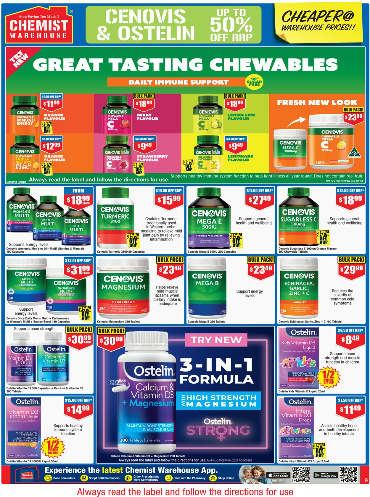 Catalogue Chemist Warehouse 21.08.2024 - 04.09.2024