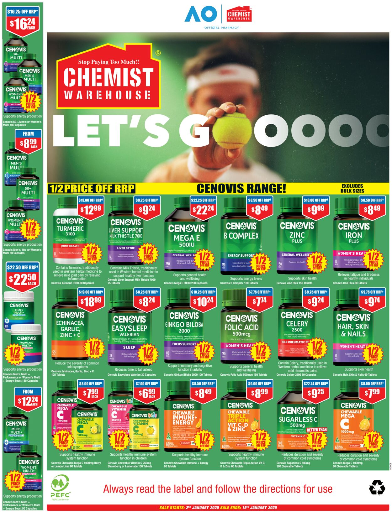 Catalogue Chemist Warehouse 02.01.2025 - 16.01.2025