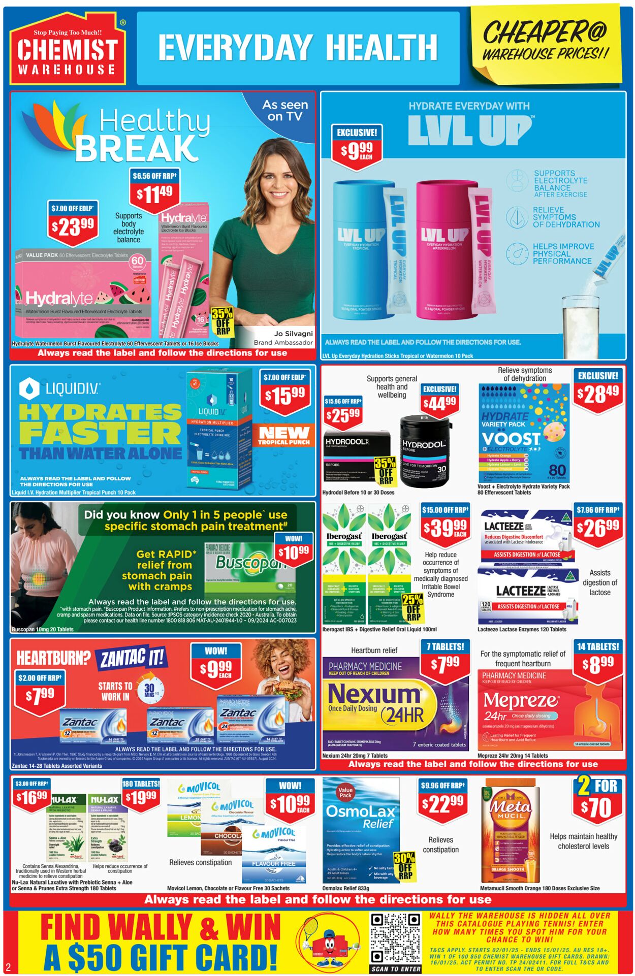 Catalogue Chemist Warehouse 02.01.2025 - 16.01.2025