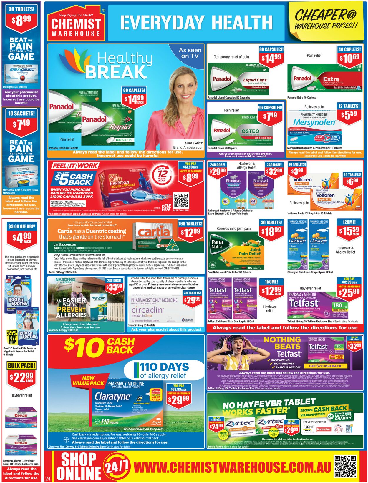 Catalogue Chemist Warehouse 24.07.2024 - 07.08.2024