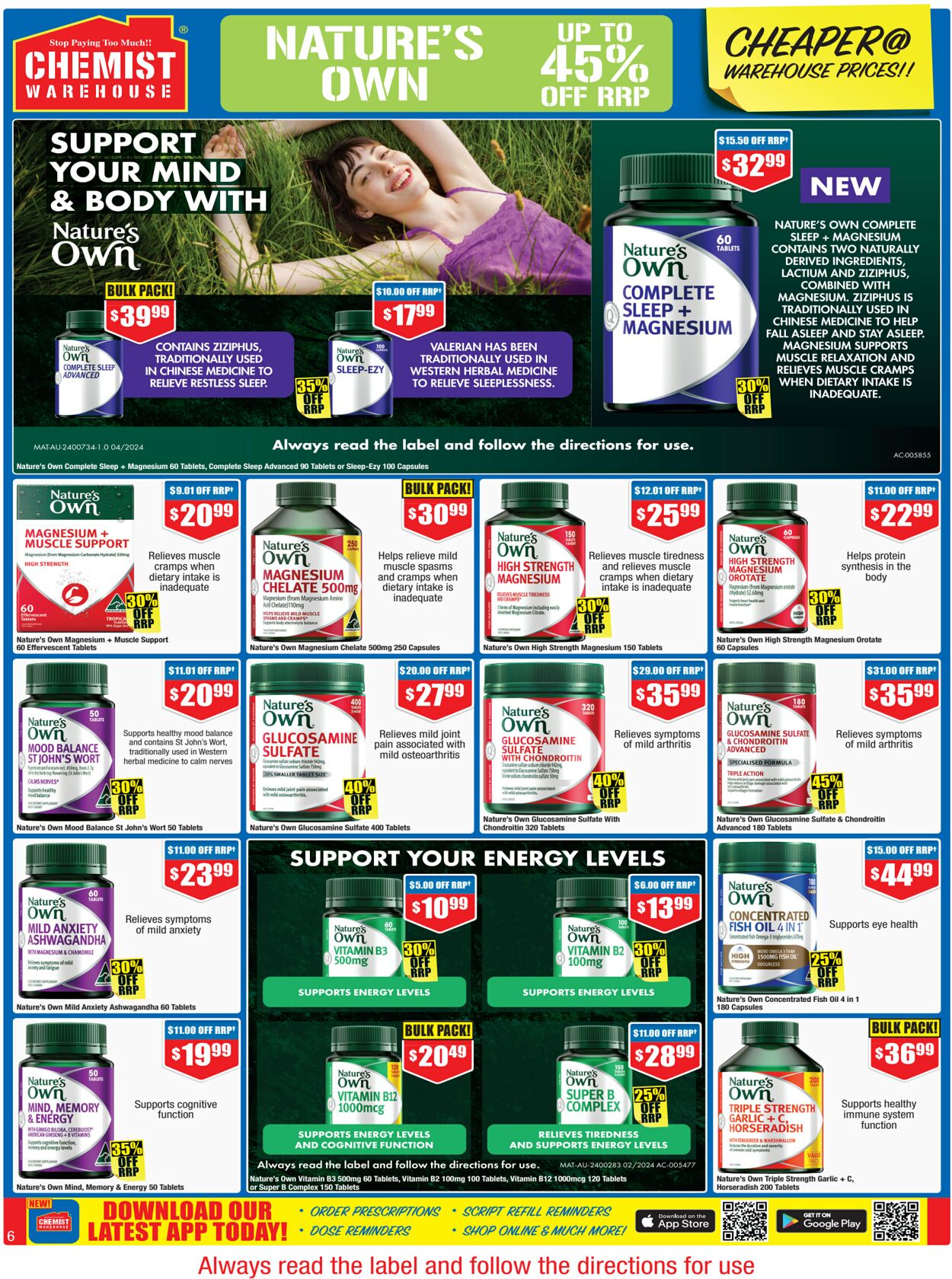 Catalogue Chemist Warehouse 24.07.2024 - 07.08.2024