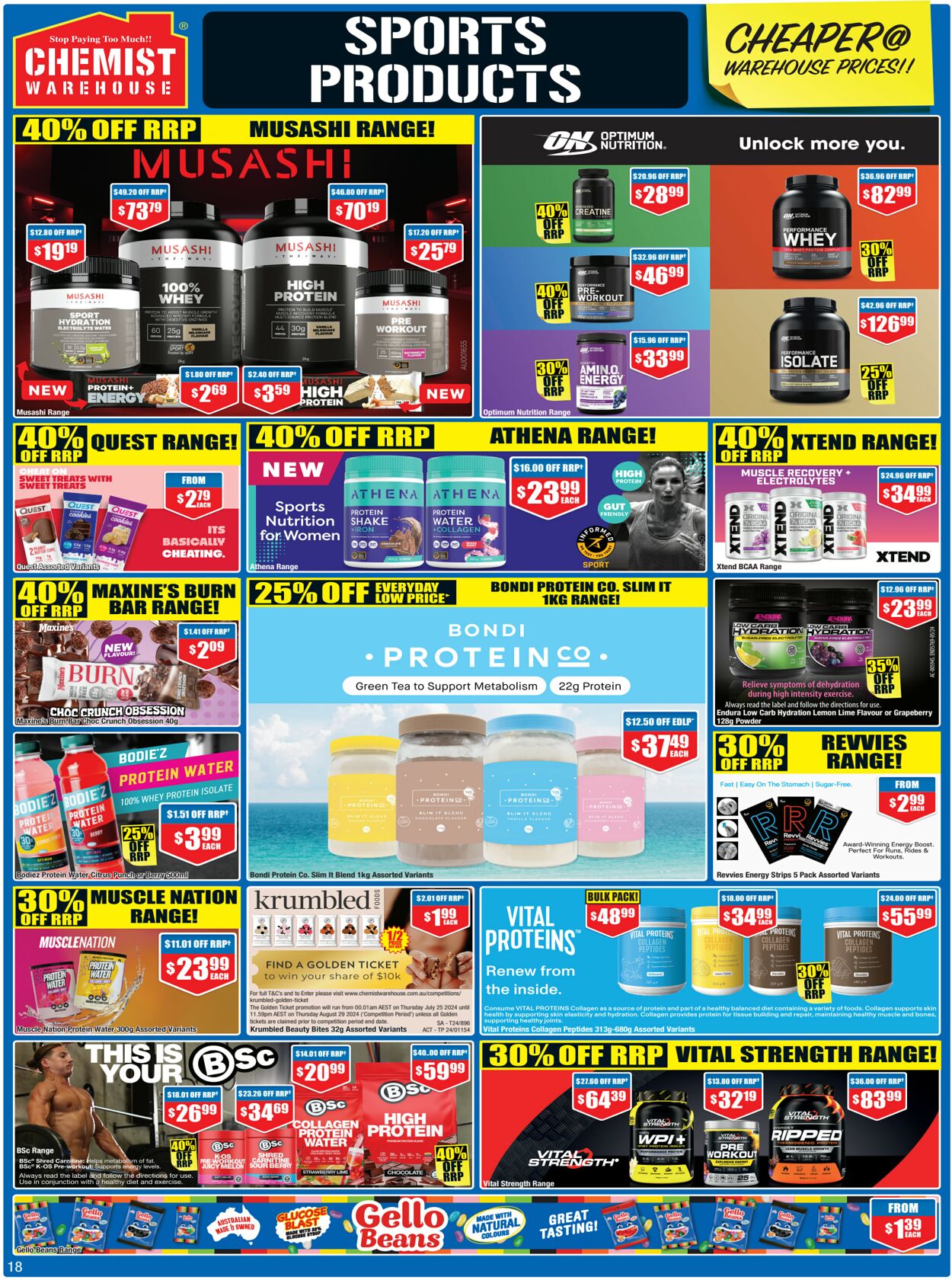 Catalogue Chemist Warehouse 24.07.2024 - 07.08.2024