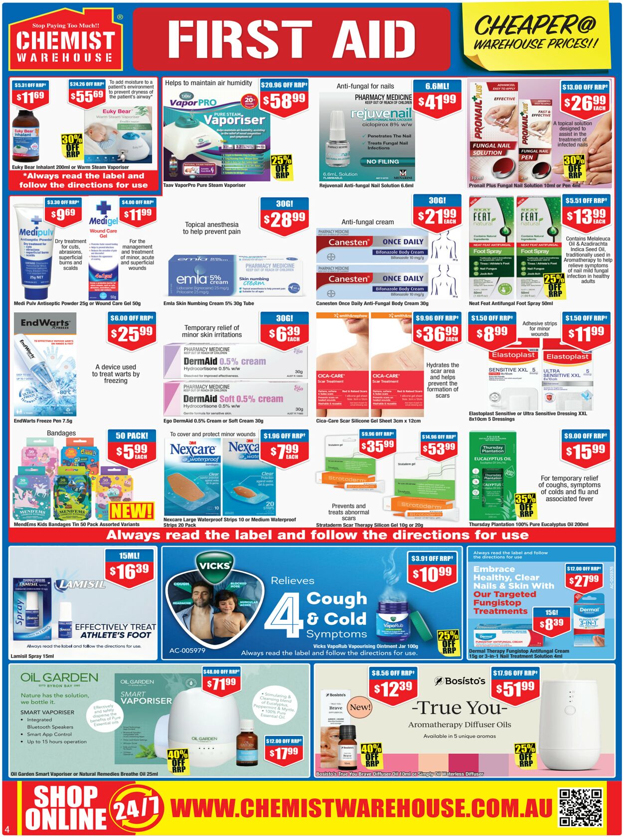 Catalogue Chemist Warehouse 24.07.2024 - 07.08.2024