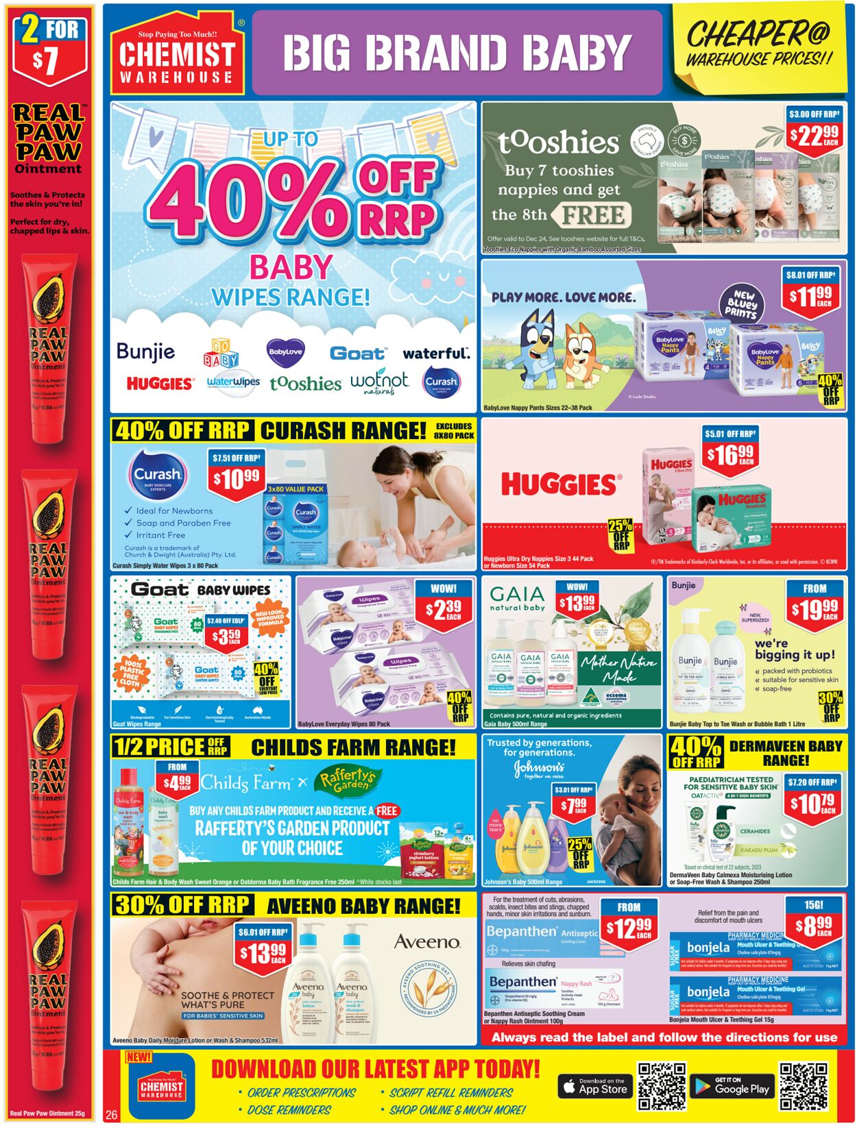 Catalogue Chemist Warehouse 24.07.2024 - 07.08.2024