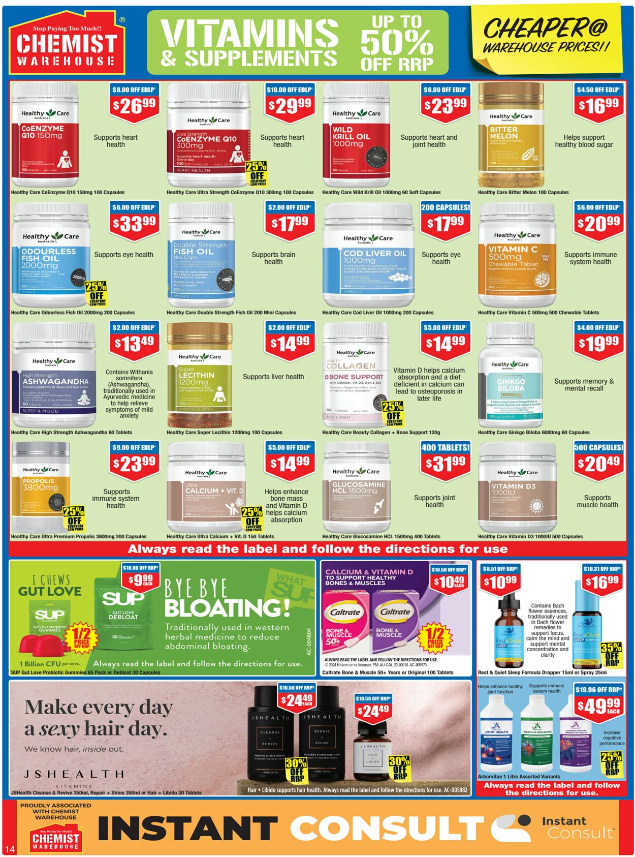 Catalogue Chemist Warehouse 24.07.2024 - 07.08.2024