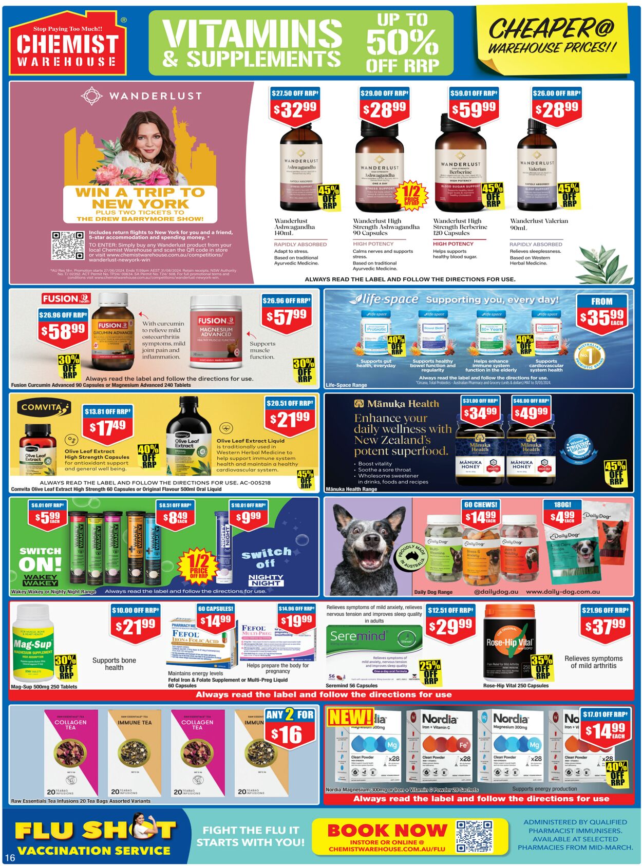 Catalogue Chemist Warehouse 24.07.2024 - 07.08.2024