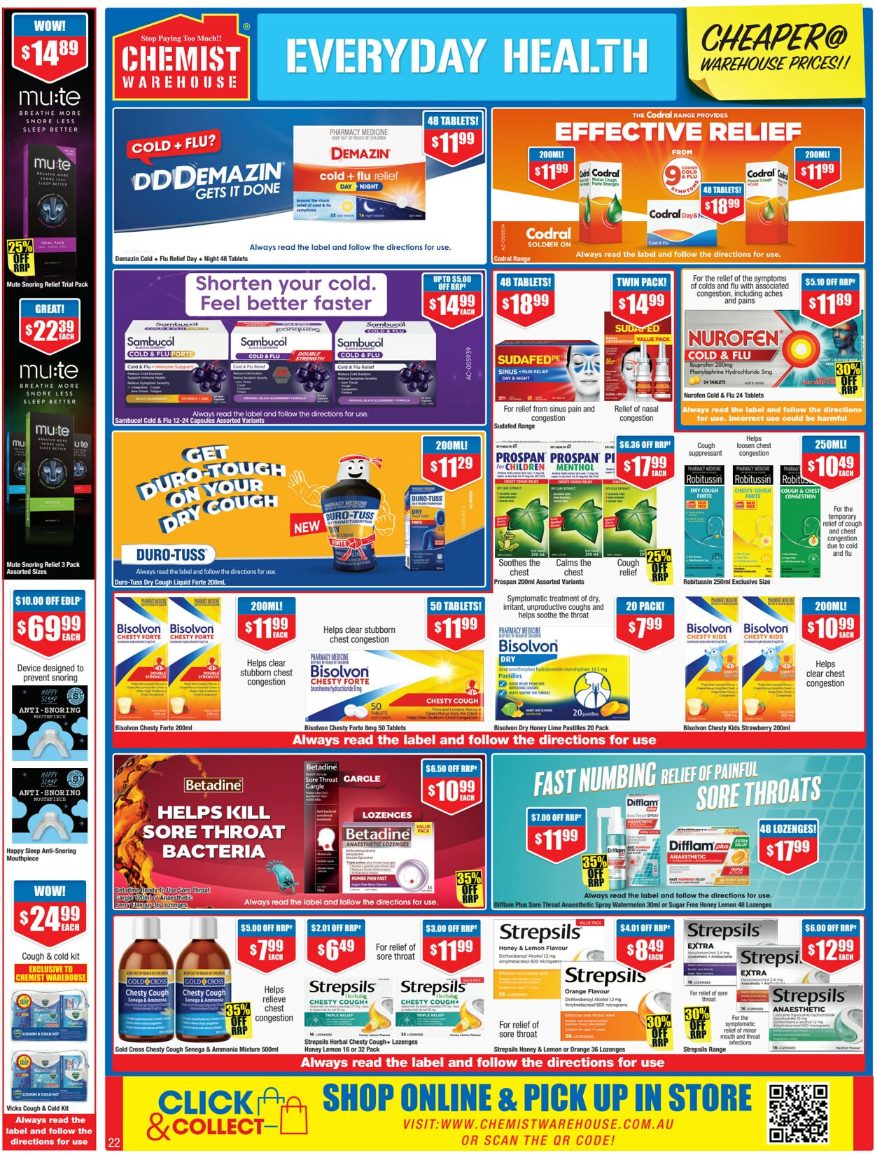 Catalogue Chemist Warehouse 24.07.2024 - 07.08.2024