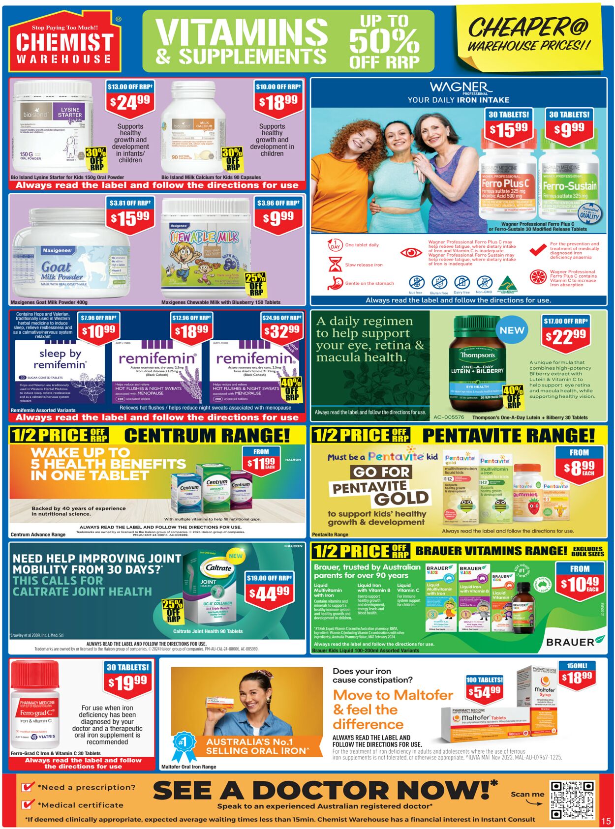 Catalogue Chemist Warehouse 24.07.2024 - 07.08.2024