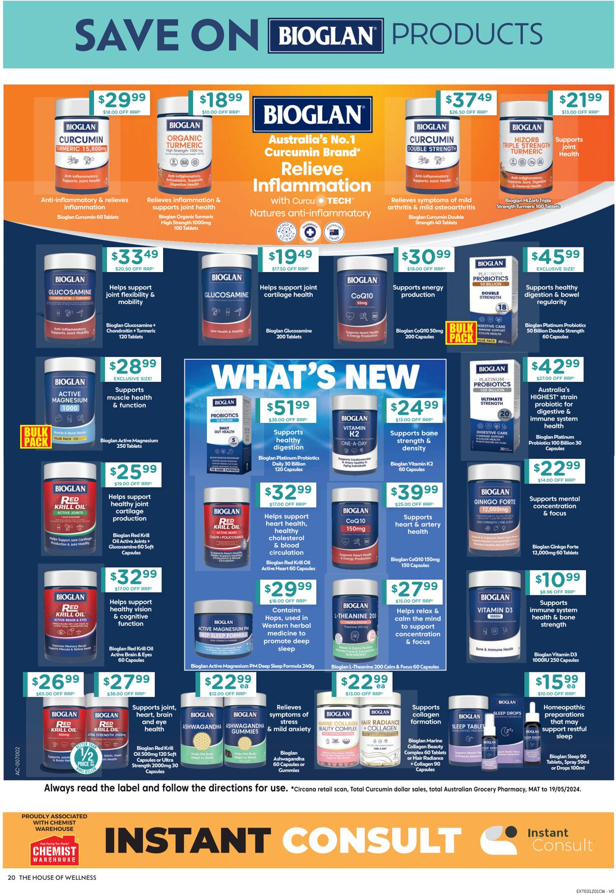 Catalogue Chemist Warehouse 15.01.2025 - 29.01.2025