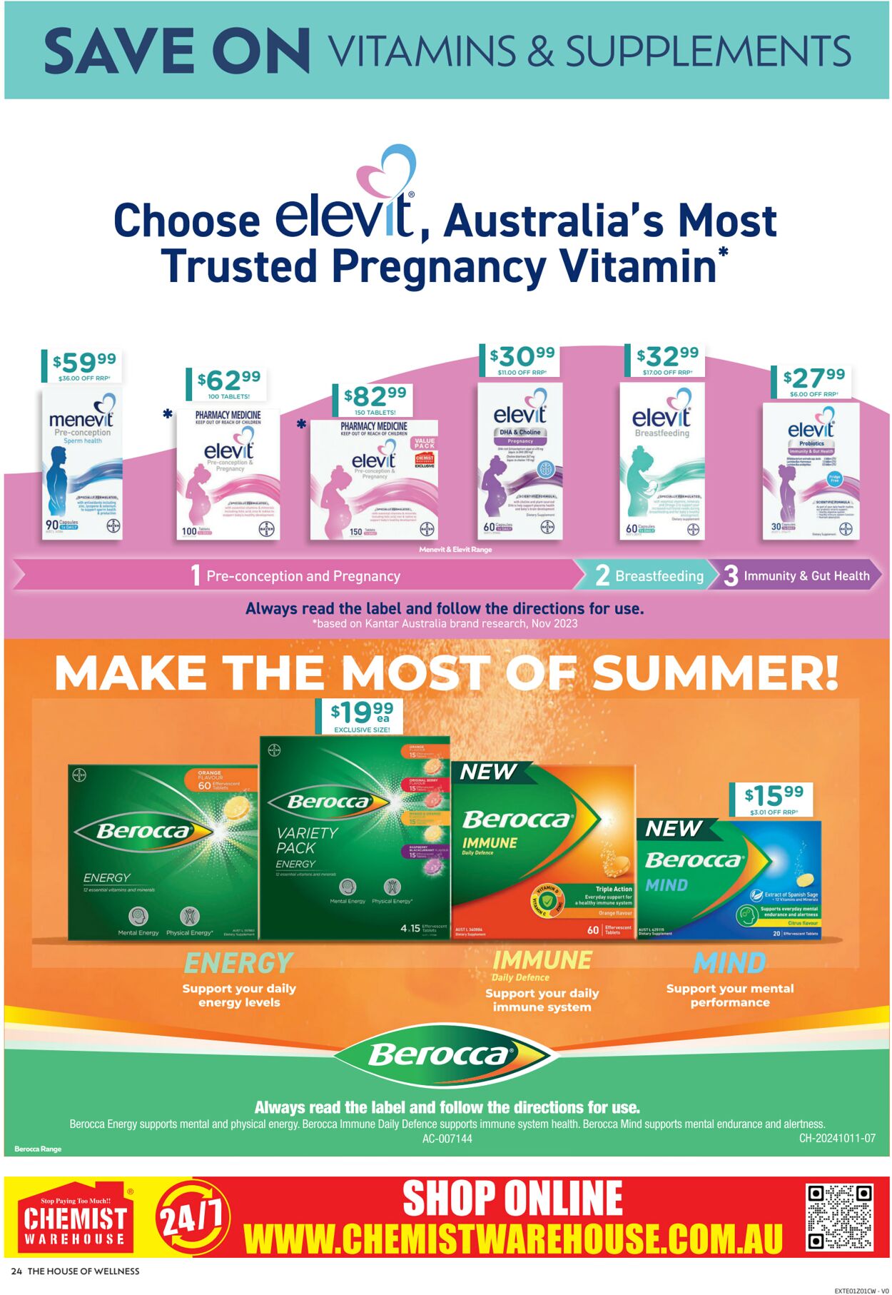 Catalogue Chemist Warehouse 15.01.2025 - 29.01.2025