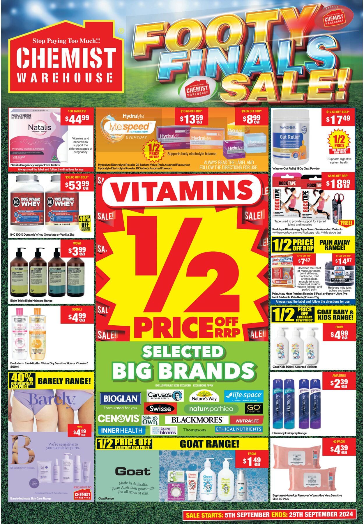 Catalogue Chemist Warehouse 04.09.2024 - 18.09.2024