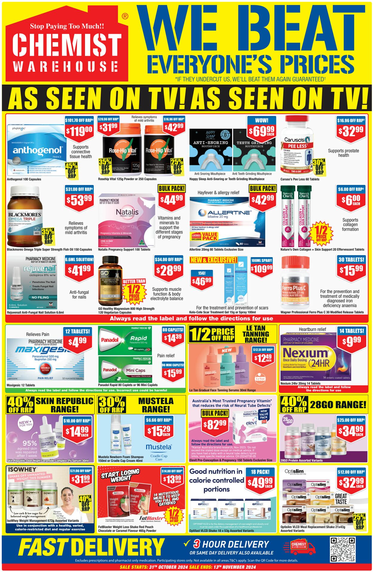 Catalogue Chemist Warehouse 30.10.2024 - 13.11.2024