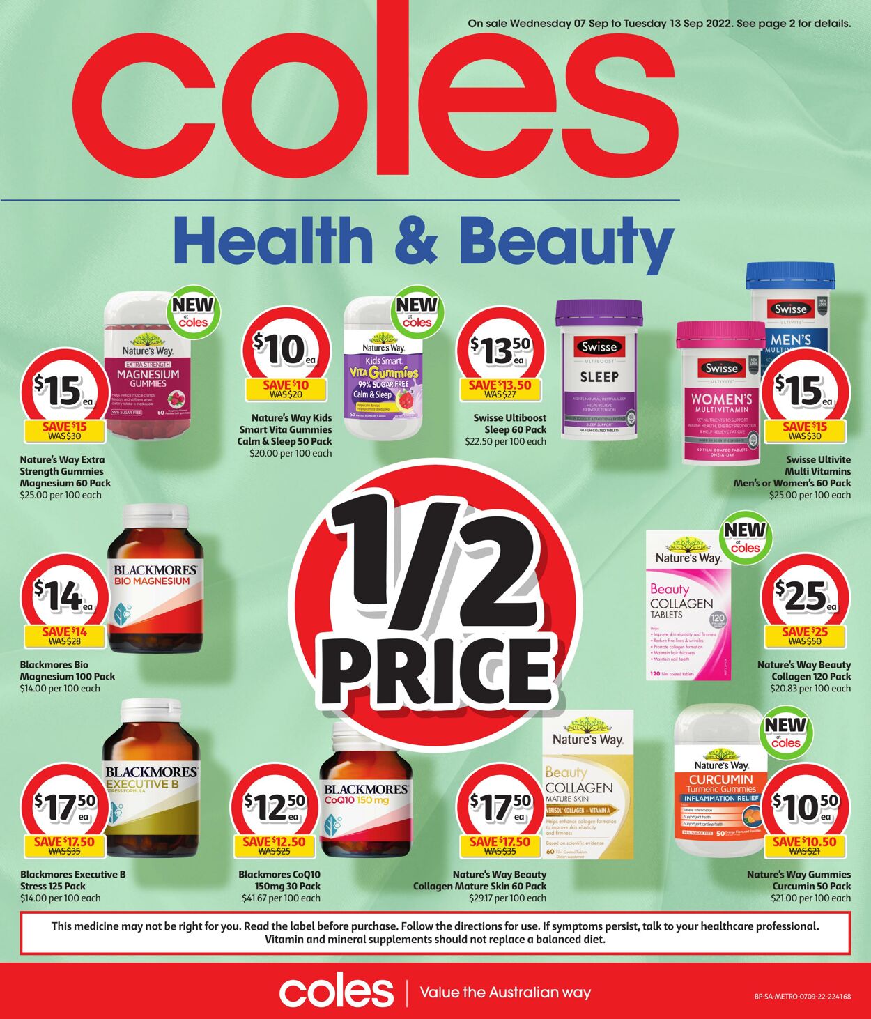 Catalogue Coles 14.09.2022 - 20.09.2022