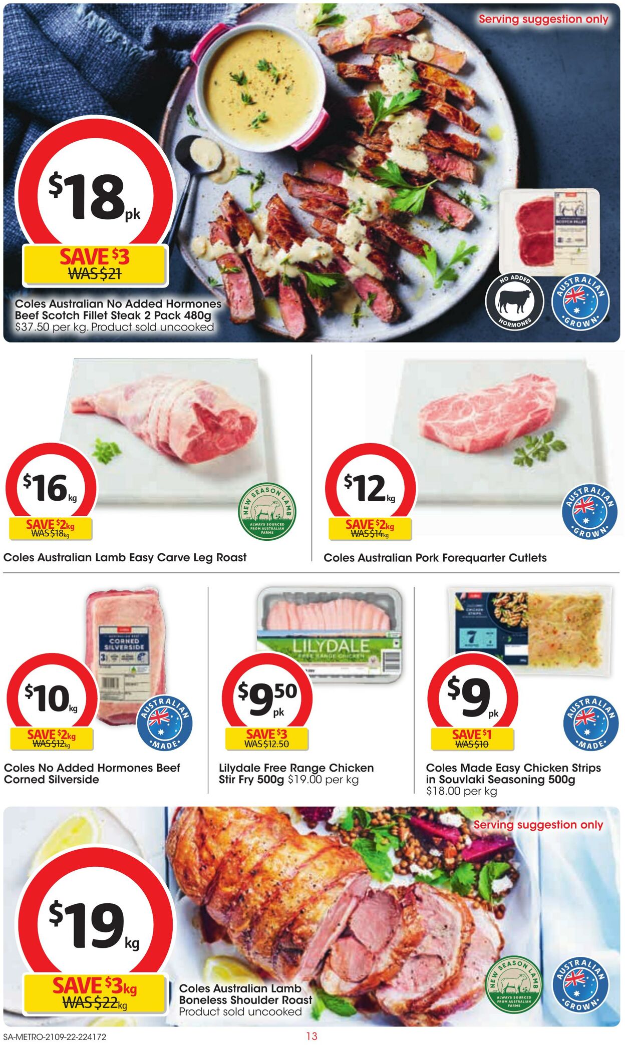 Catalogue Coles 21.09.2022 - 27.09.2022