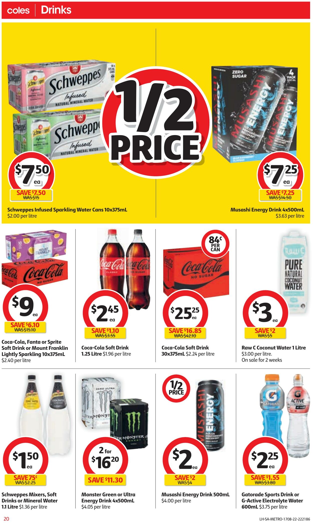 Catalogue Coles 17.08.2022 - 23.08.2022