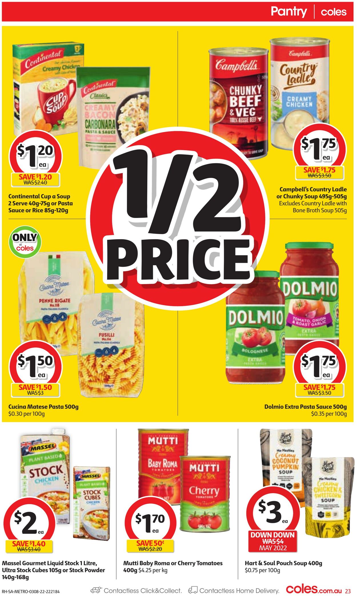 Catalogue Coles 03.08.2022 - 09.08.2022