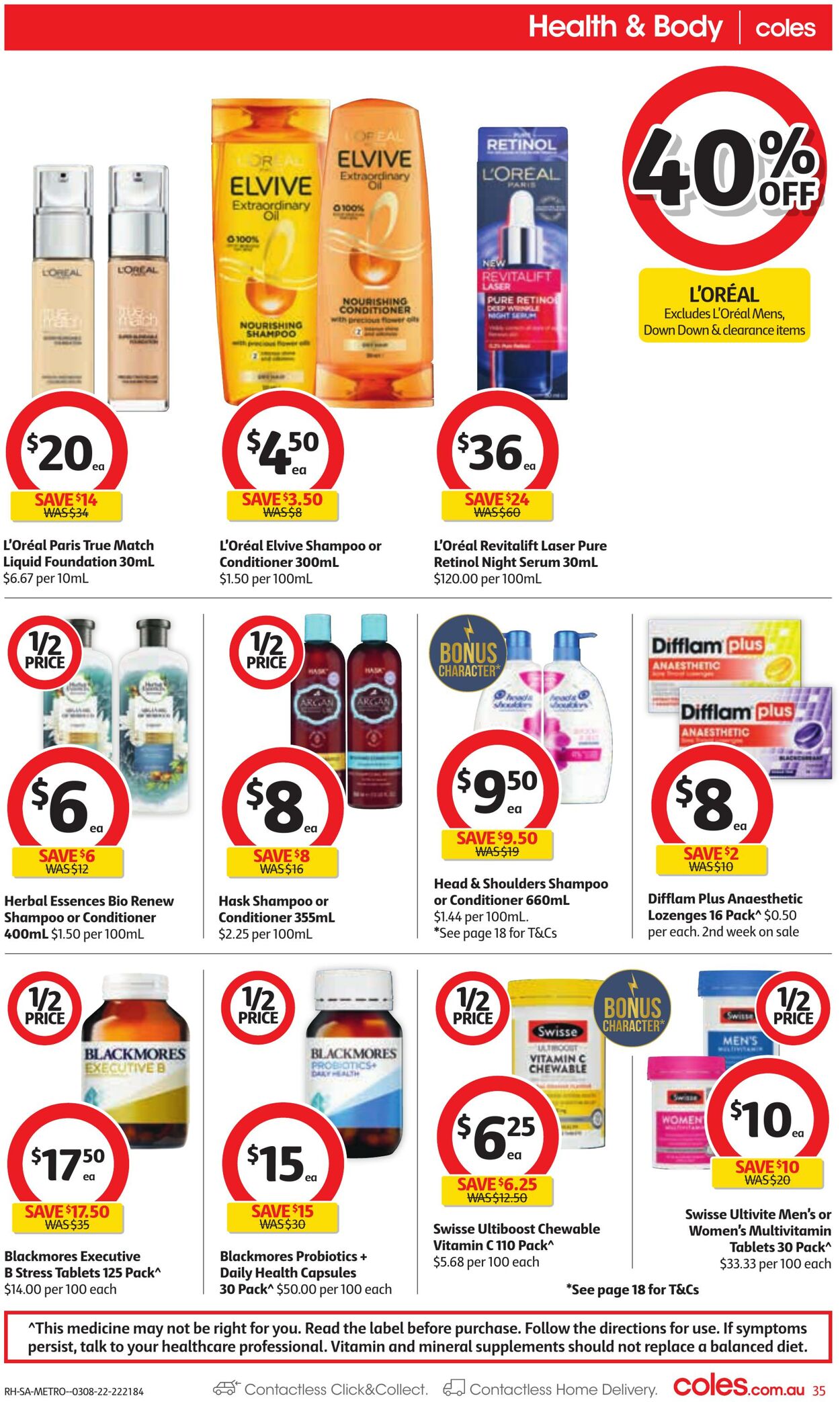 Catalogue Coles 03.08.2022 - 09.08.2022