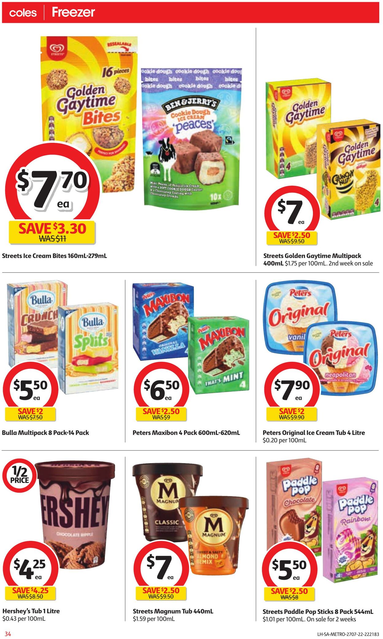 Catalogue Coles 27.07.2022 - 02.08.2022