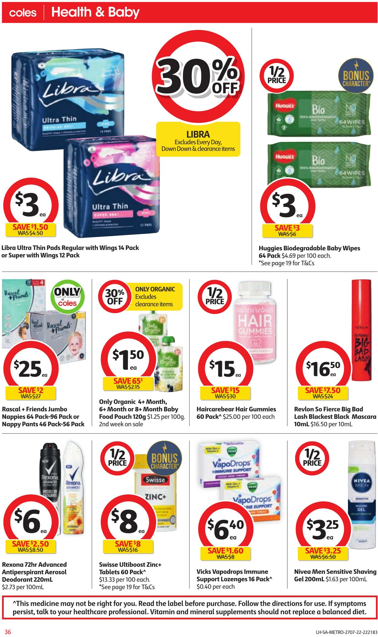 Catalogue Coles 27.07.2022 - 02.08.2022