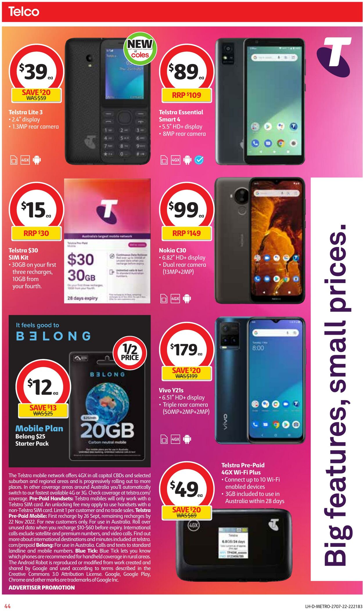 Catalogue Coles 27.07.2022 - 02.08.2022