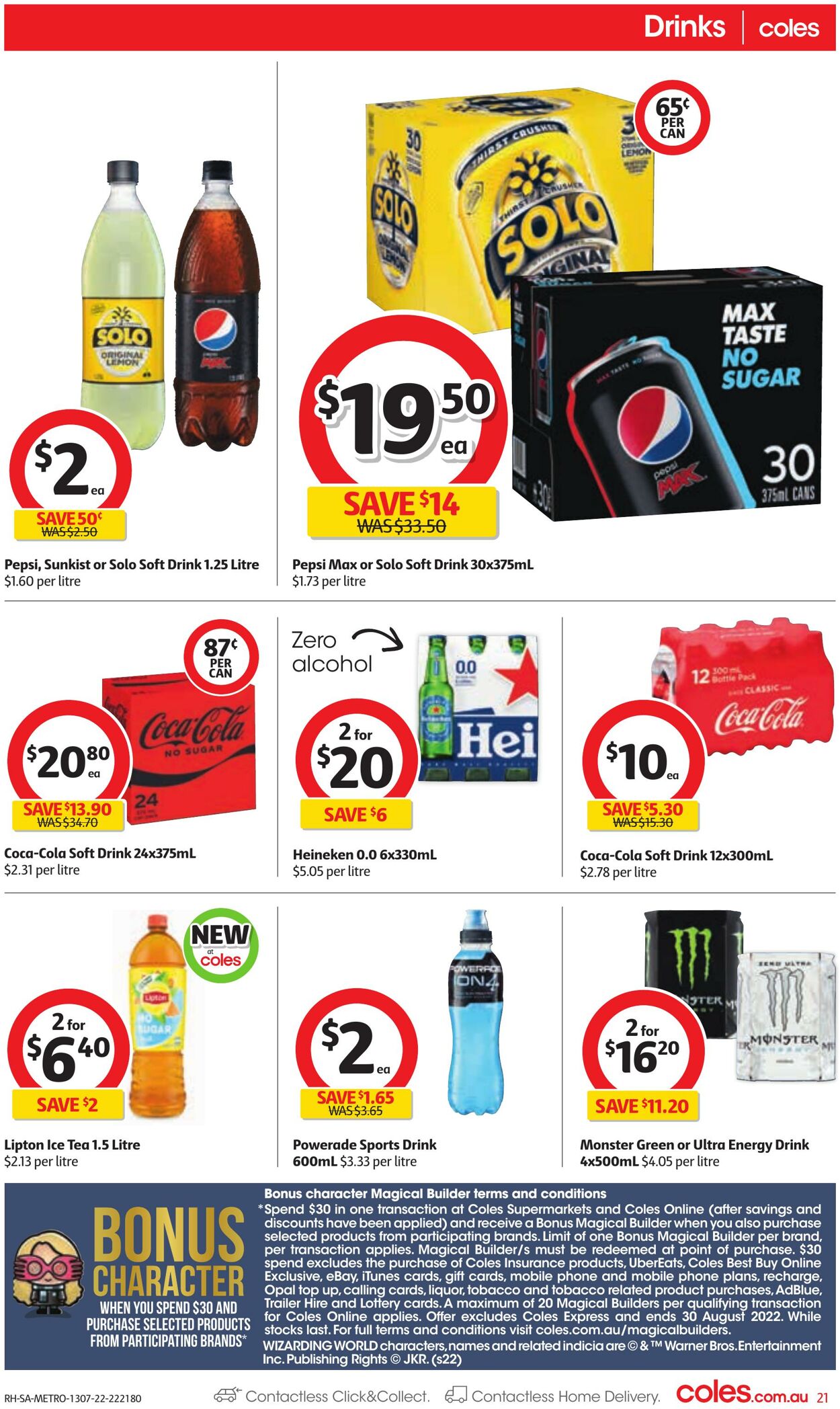 Catalogue Coles 13.07.2022 - 19.07.2022