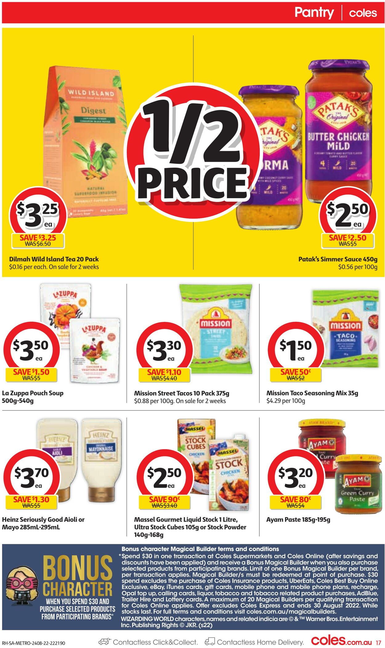 Catalogue Coles 24.08.2022 - 30.08.2022