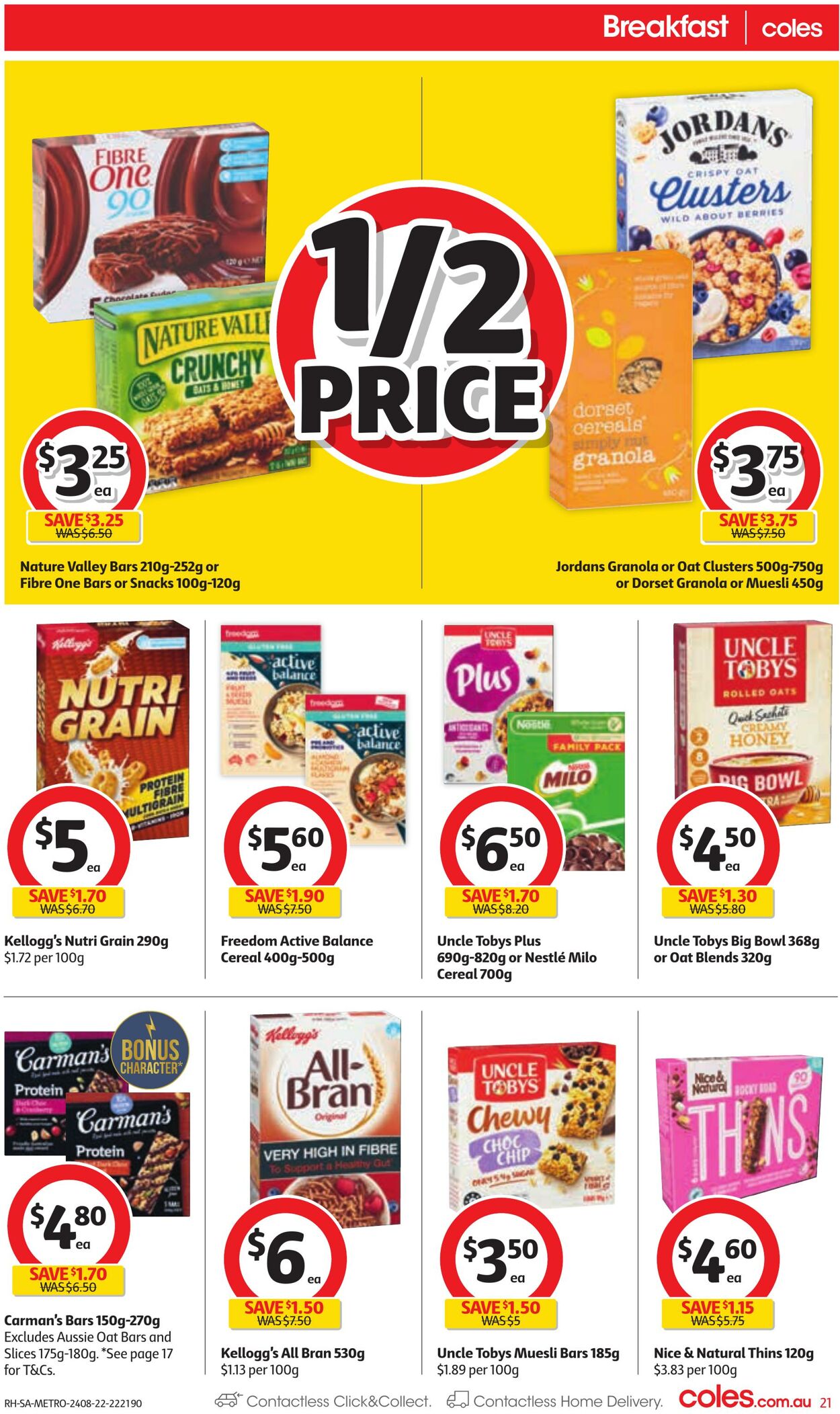 Catalogue Coles 24.08.2022 - 30.08.2022