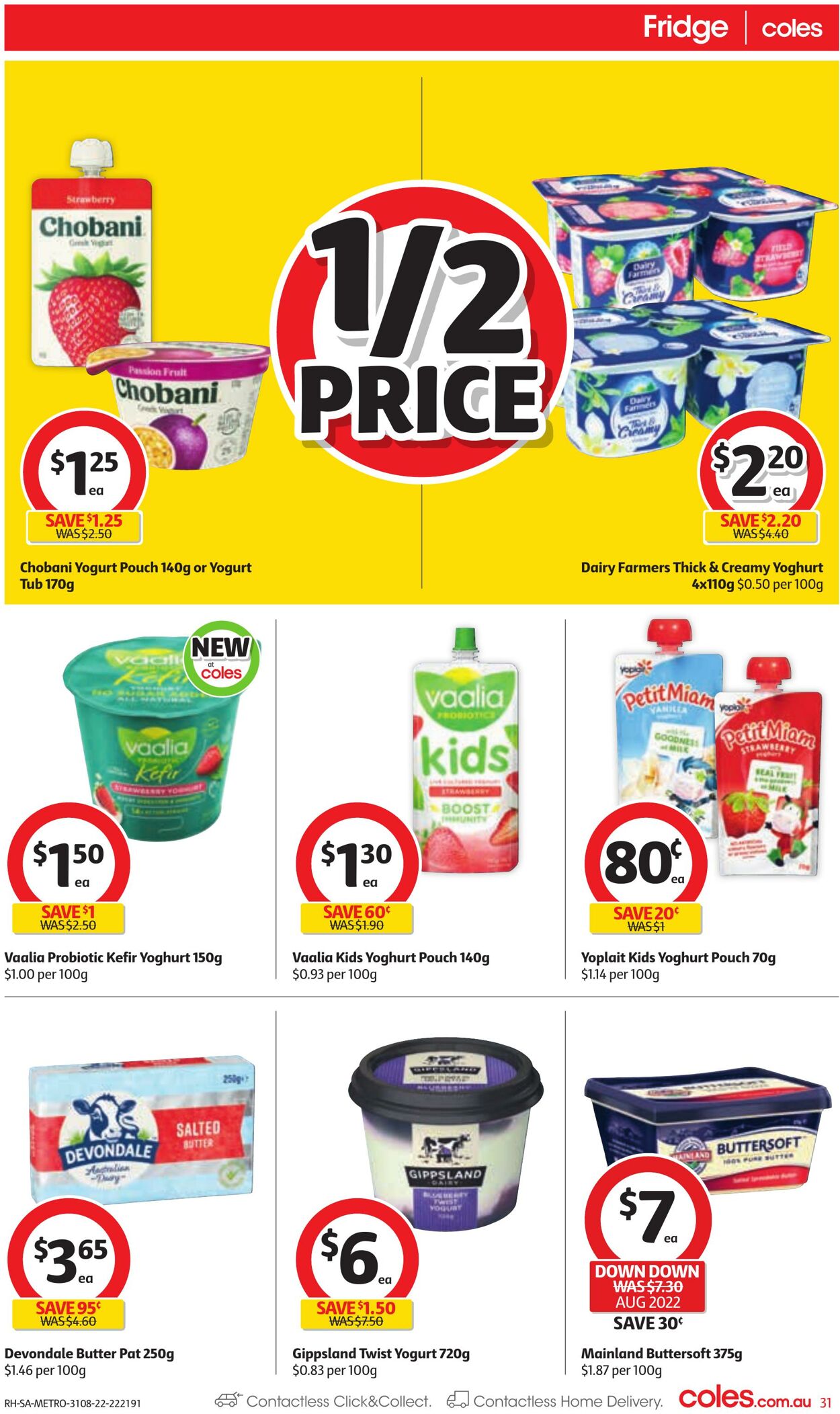 Catalogue Coles 31.08.2022 - 06.09.2022