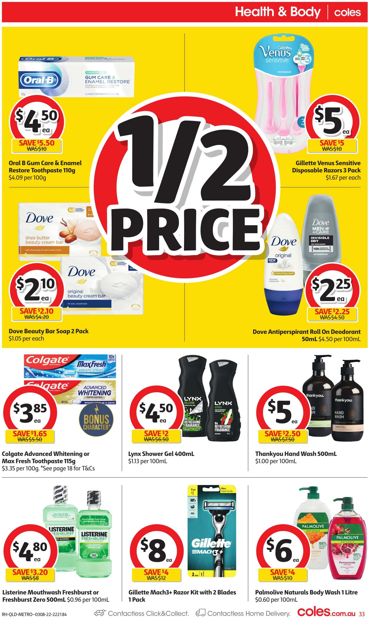 Catalogue Coles 03.08.2022 - 09.08.2022