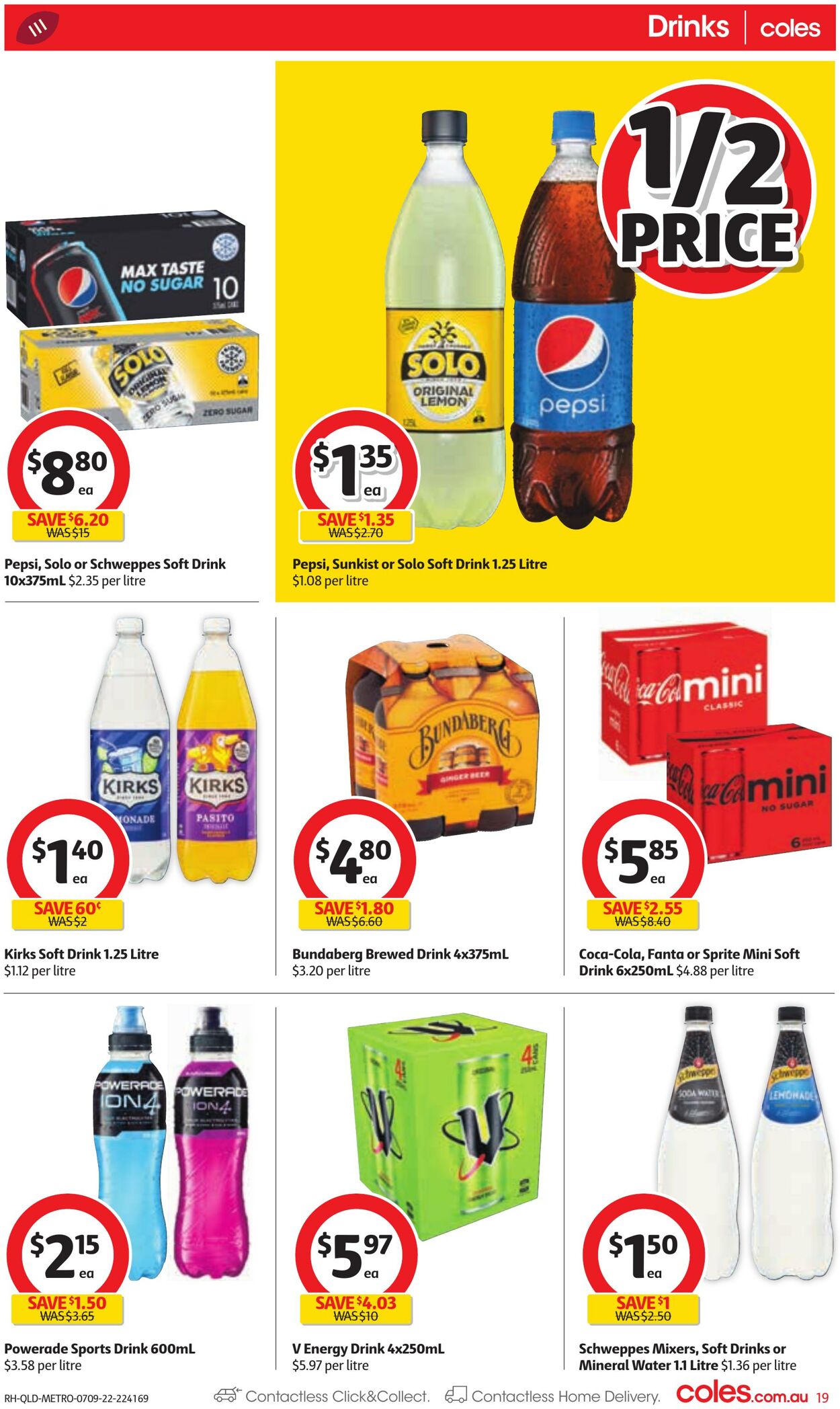 Catalogue Coles 07.09.2022 - 13.09.2022