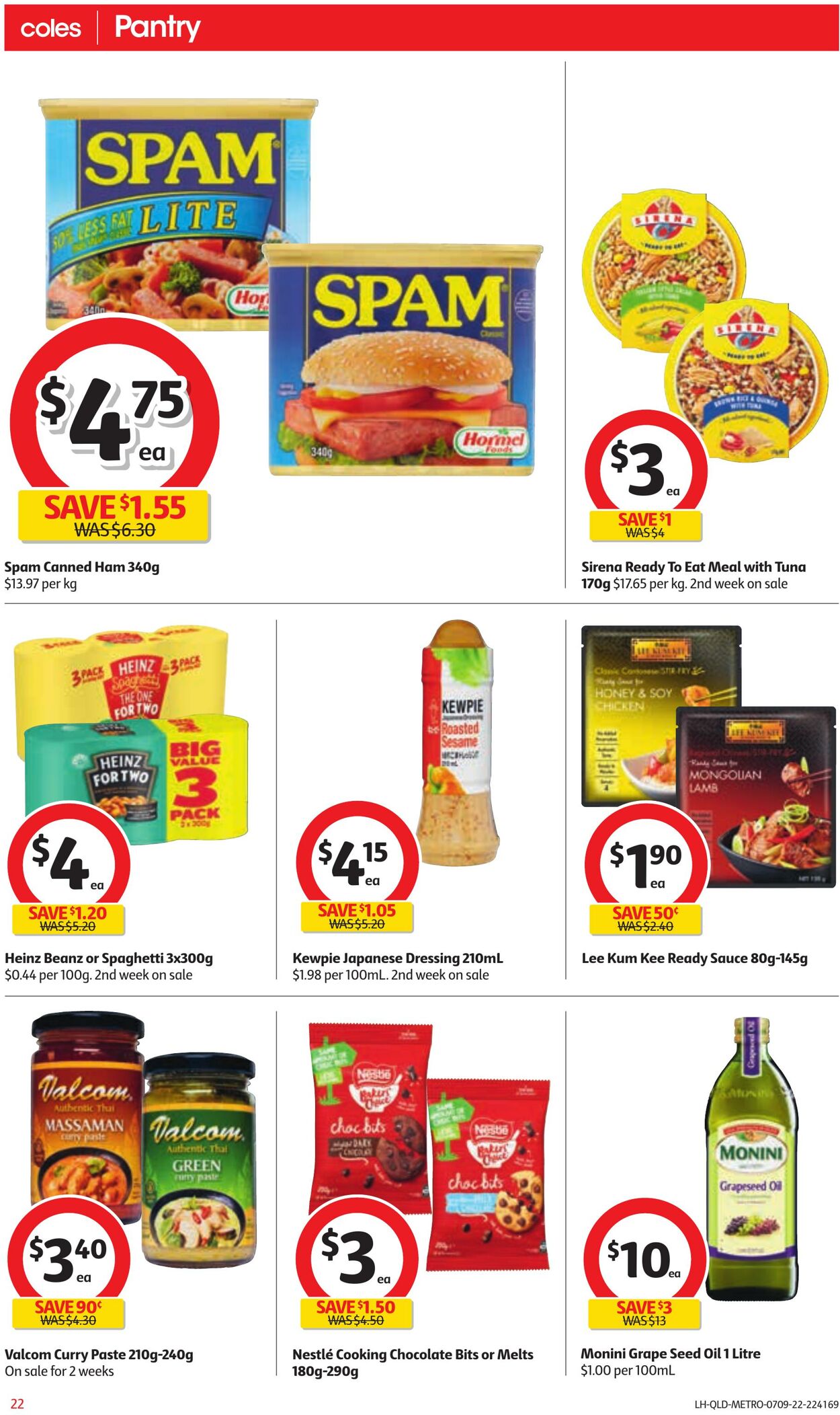 Catalogue Coles 07.09.2022 - 13.09.2022