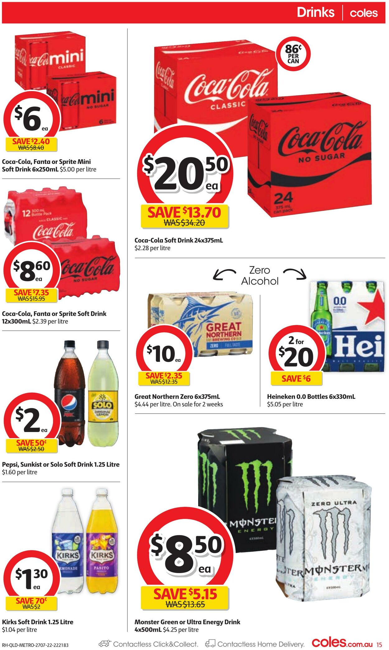 Catalogue Coles 27.07.2022 - 02.08.2022