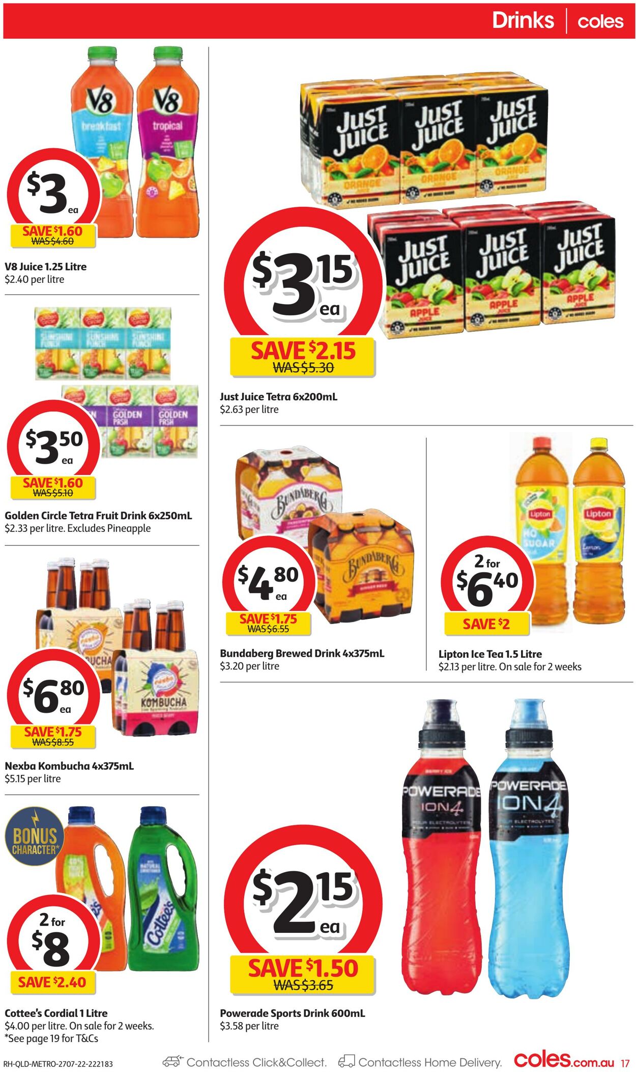 Catalogue Coles 27.07.2022 - 02.08.2022