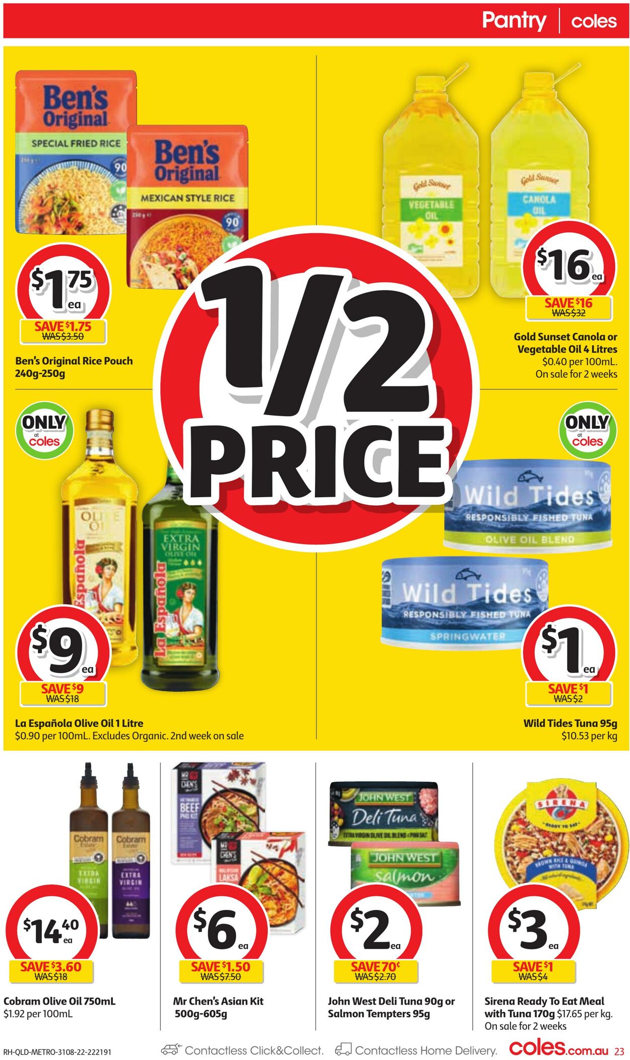 Catalogue Coles 31.08.2022 - 06.09.2022