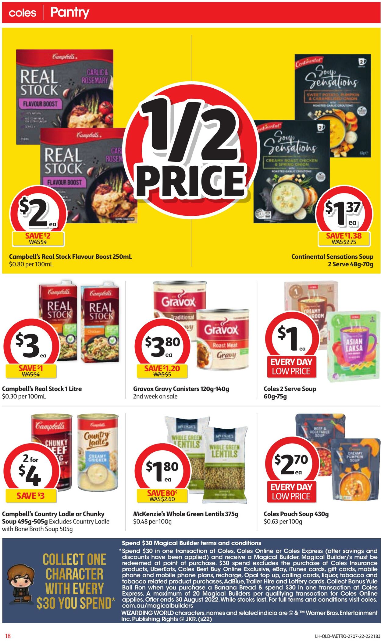 Catalogue Coles 27.07.2022 - 02.08.2022