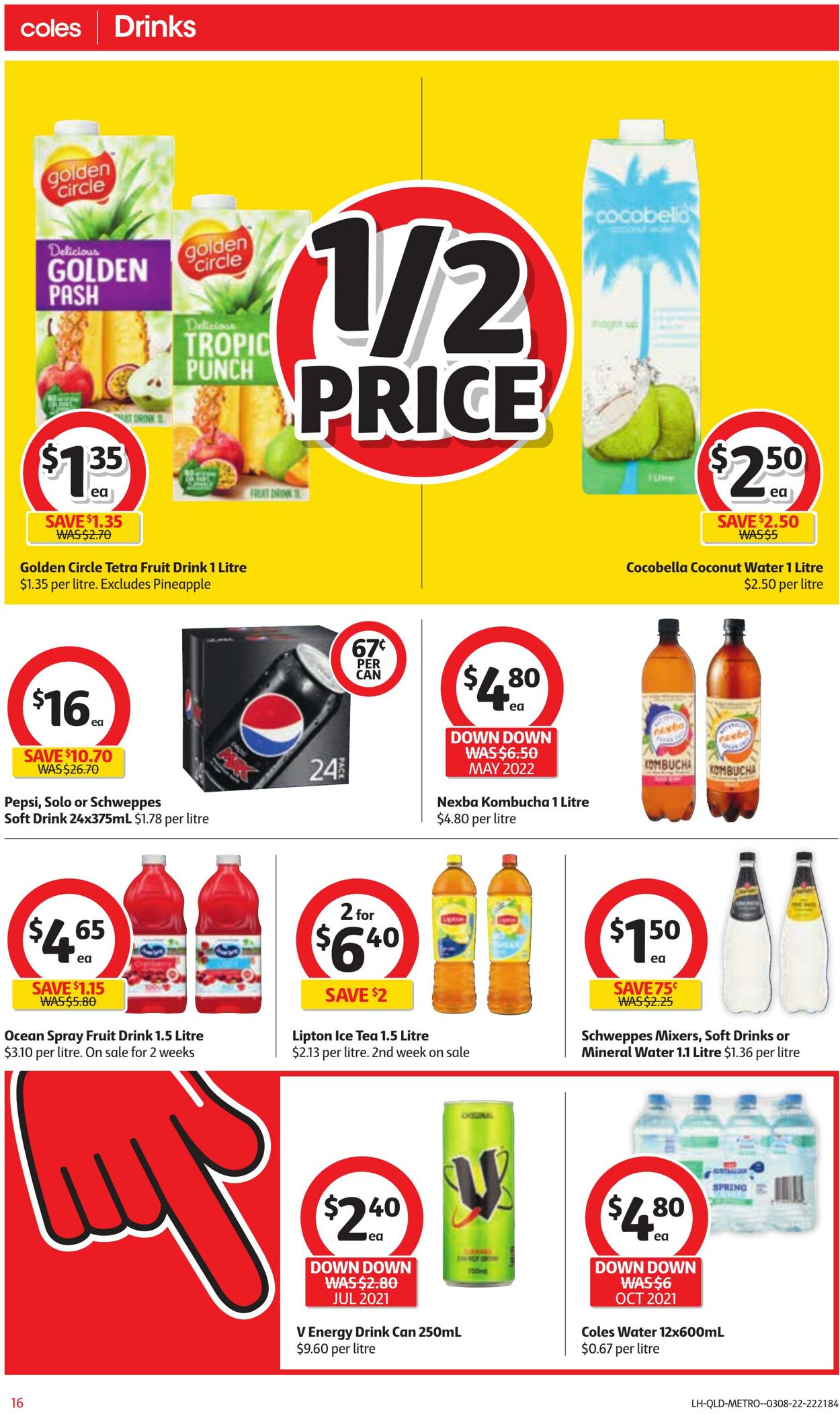 Catalogue Coles 03.08.2022 - 09.08.2022