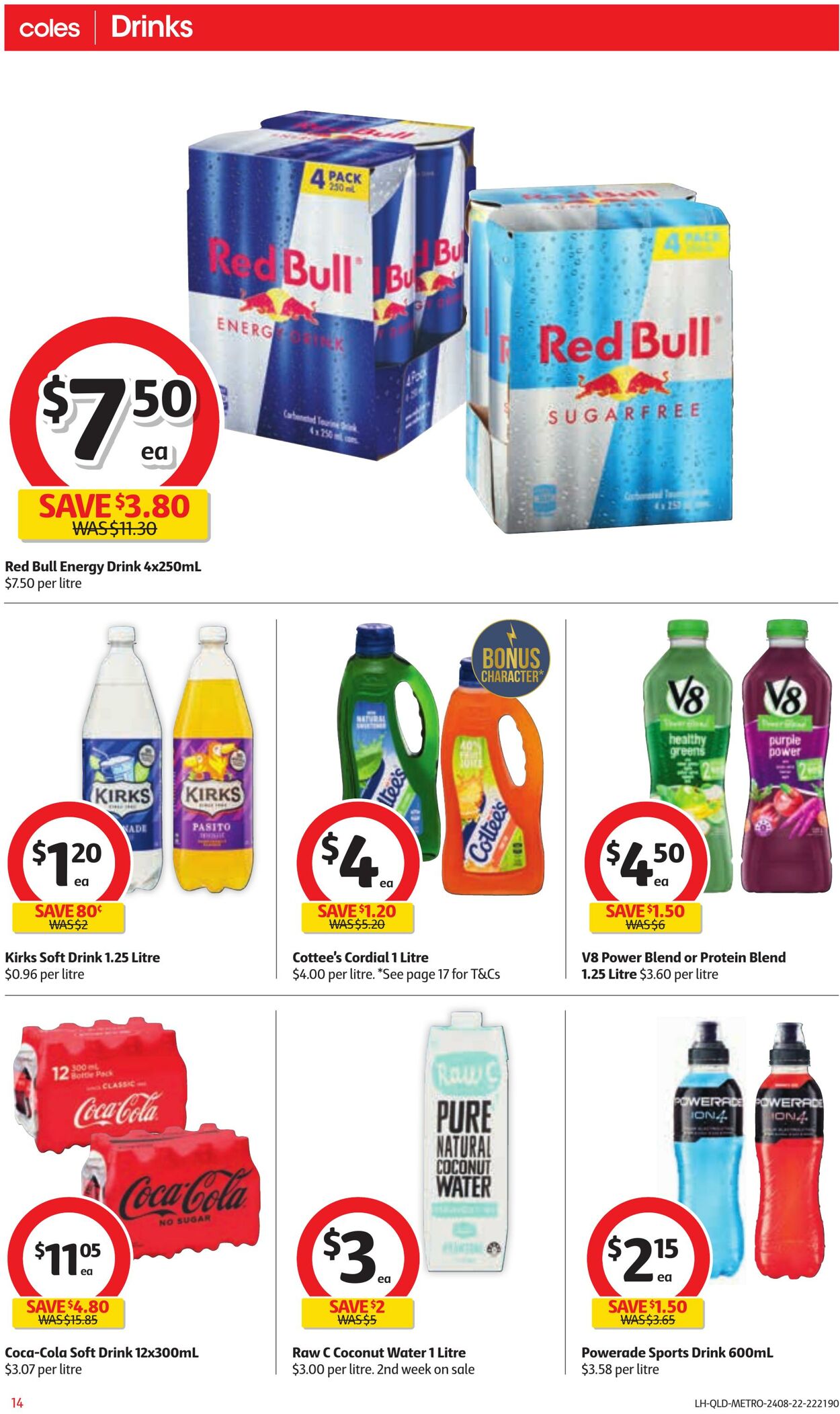 Catalogue Coles 24.08.2022 - 30.08.2022