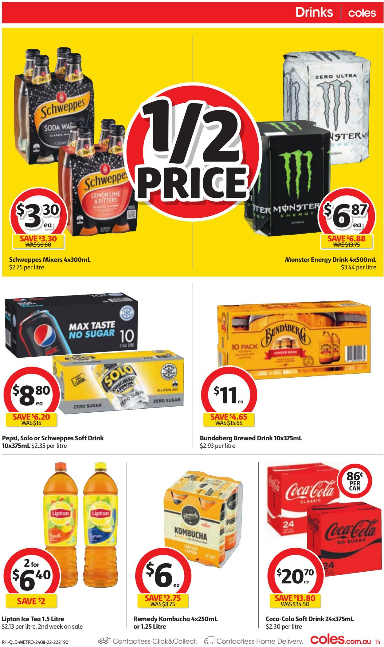 Catalogue Coles 24.08.2022 - 30.08.2022